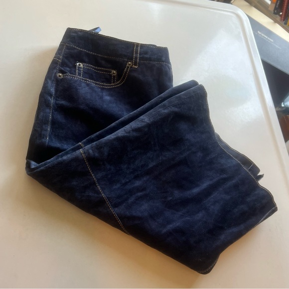 Isaac Mizrahi Suede / Leather Skirt